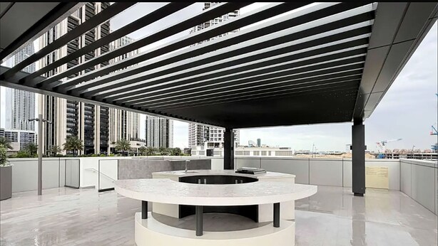 Terrace/patio - Feather & Stone 1BR - City Skyline (Dubai)