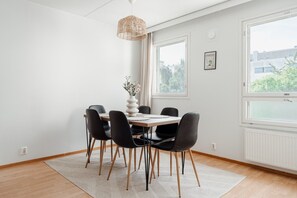 Dining - Spacious 2BR Family Apt with Sauna | Near Metro (Helsinki)