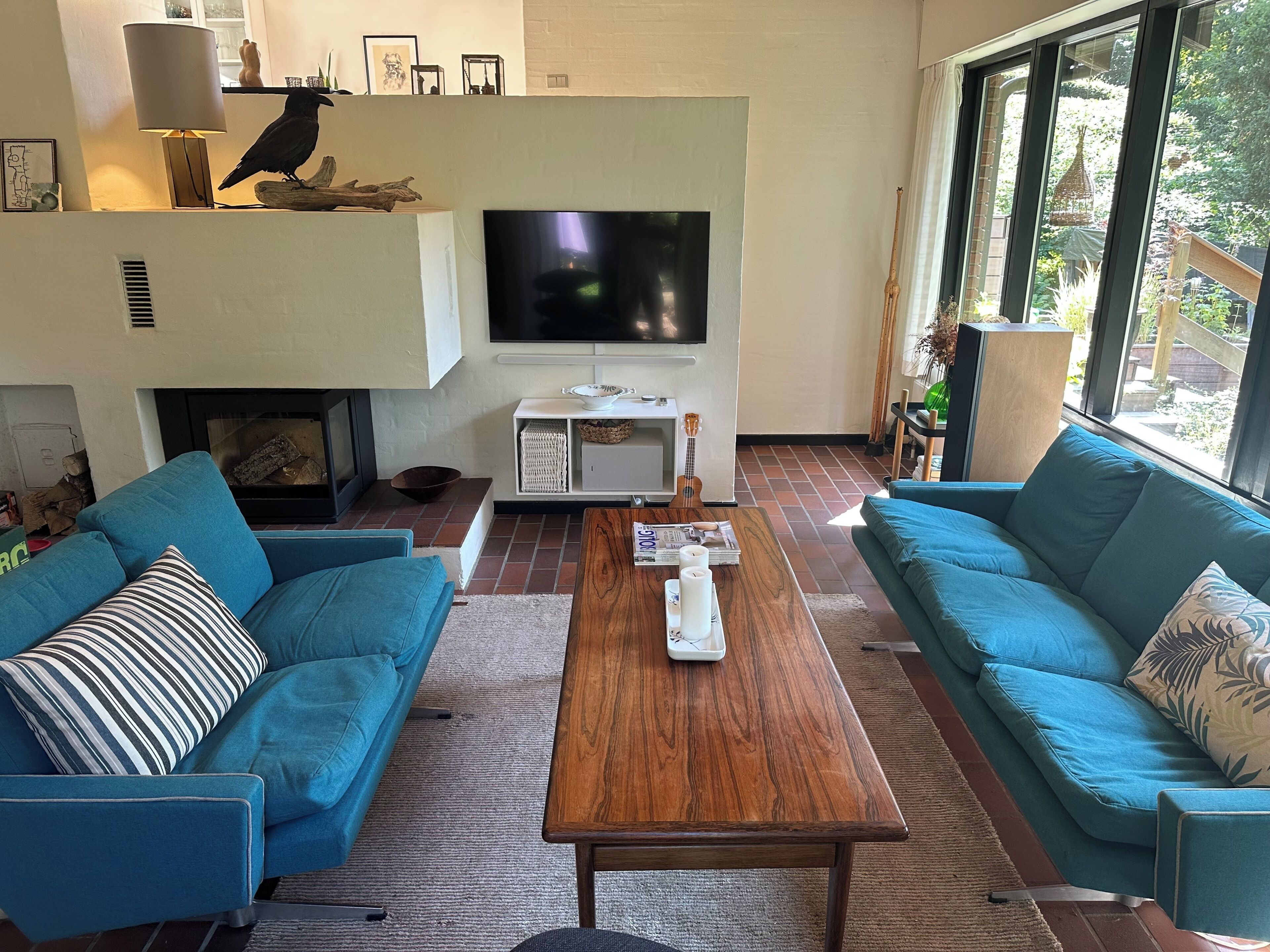 Villa, 4 Bedrooms, Smoking, Private Pool | Living room