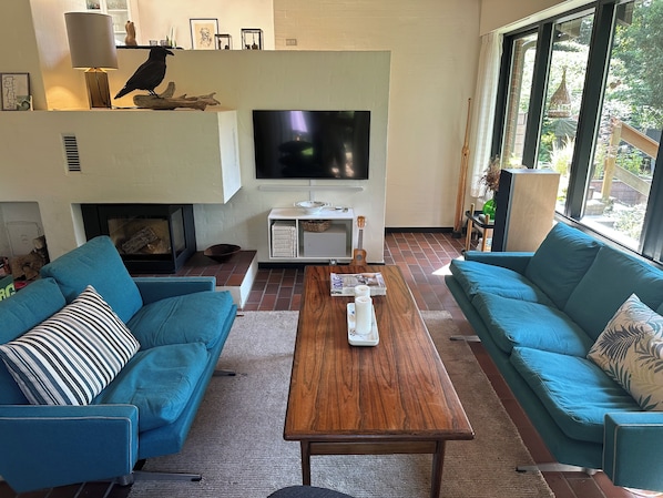 Villa, 4 habitaciones, para fumadores, alberca privada | Sala de estar