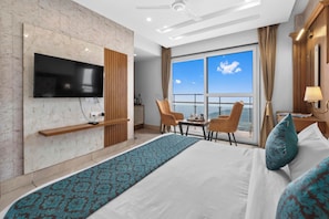 Premium-Zimmer, Balkon, Talblick | Bettwäsche