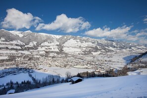 A snow-covered mountainous landscape with a town in the valley. - Holiday with Mountain Views in Mittersill (Mittersill)