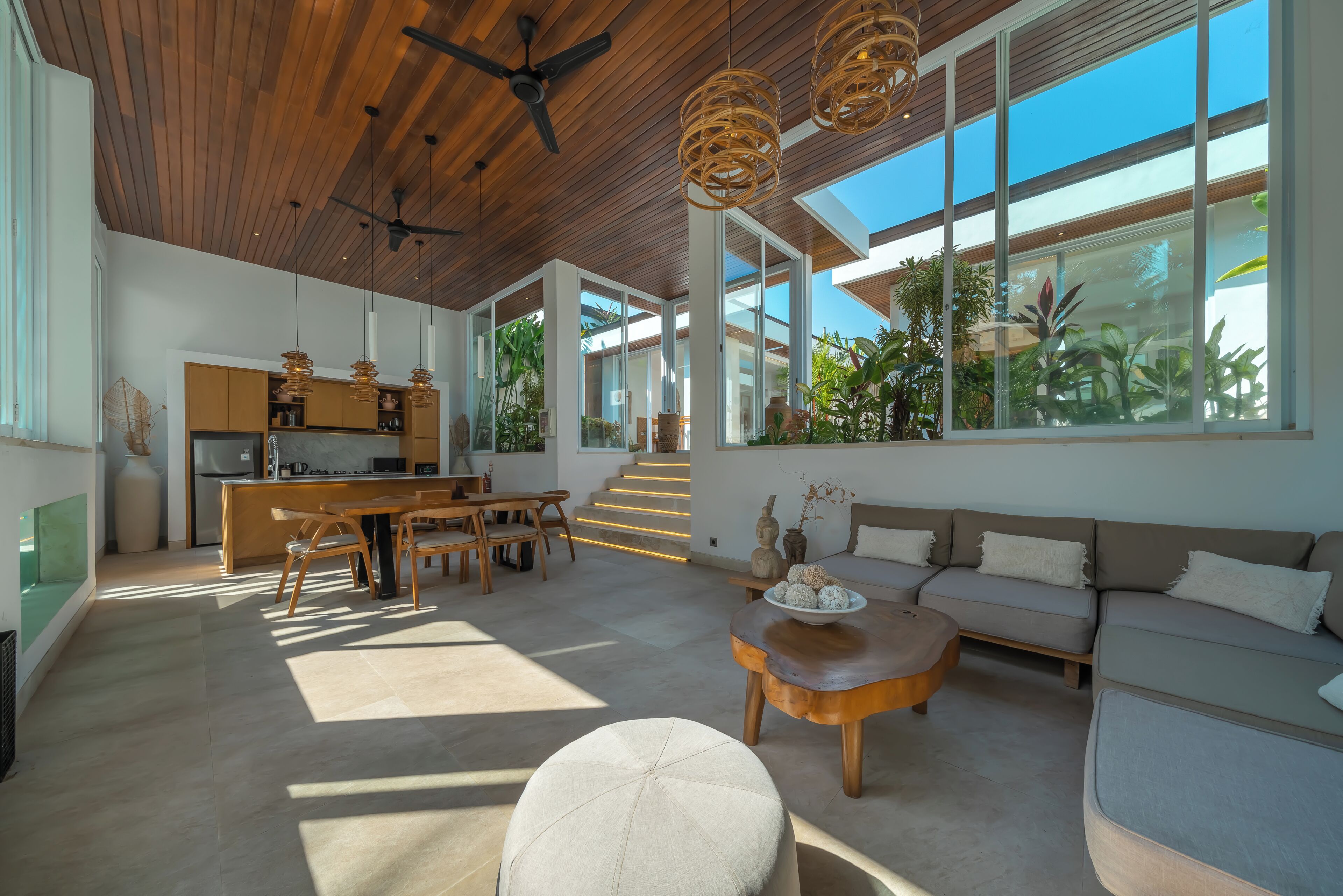 Luxury Villa, Patio, Garden View | Living area