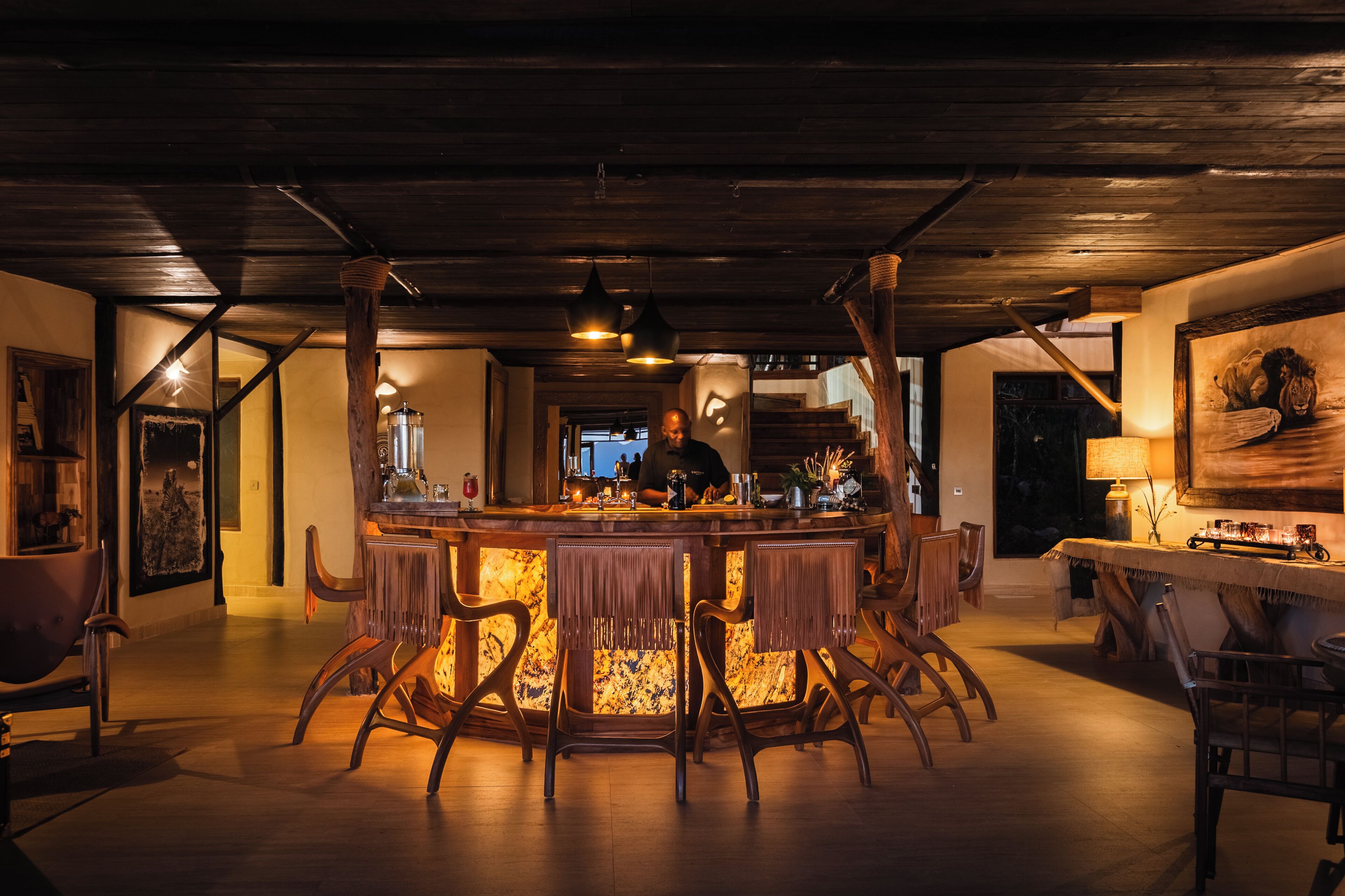 Bar (in der Unterkunft)