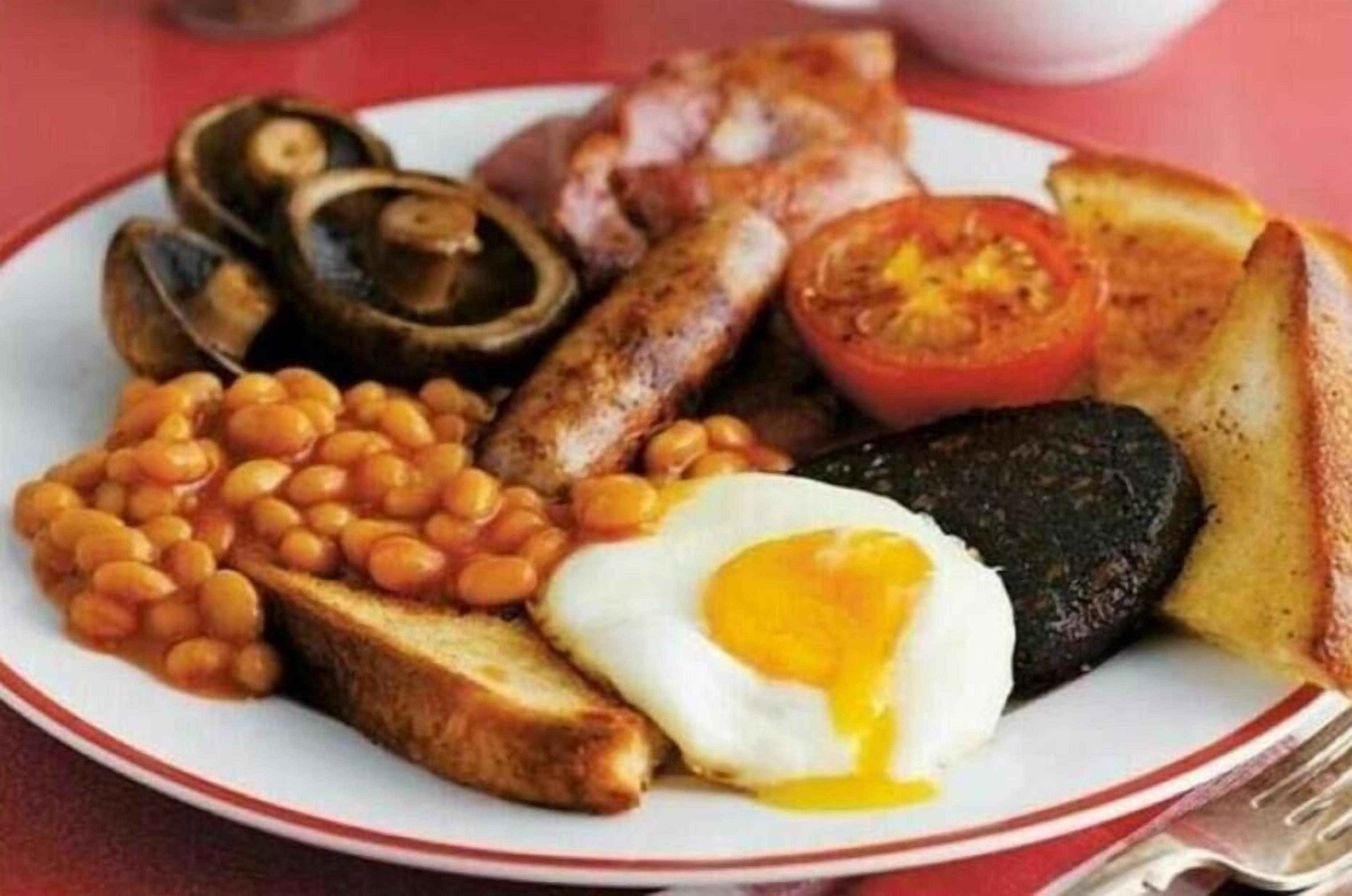 Petit déjeuner anglais servi tous les jours en supplément