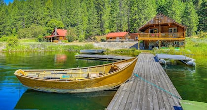 700-Acre Property w/ 33-Acre Lake & Dual Cabins!
