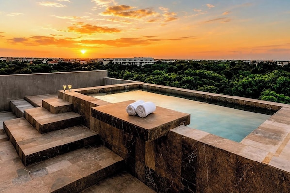 Pool - Rooftop Pool, Spa! Luxury 4BR Designer Tulum Villa (Tulum)
