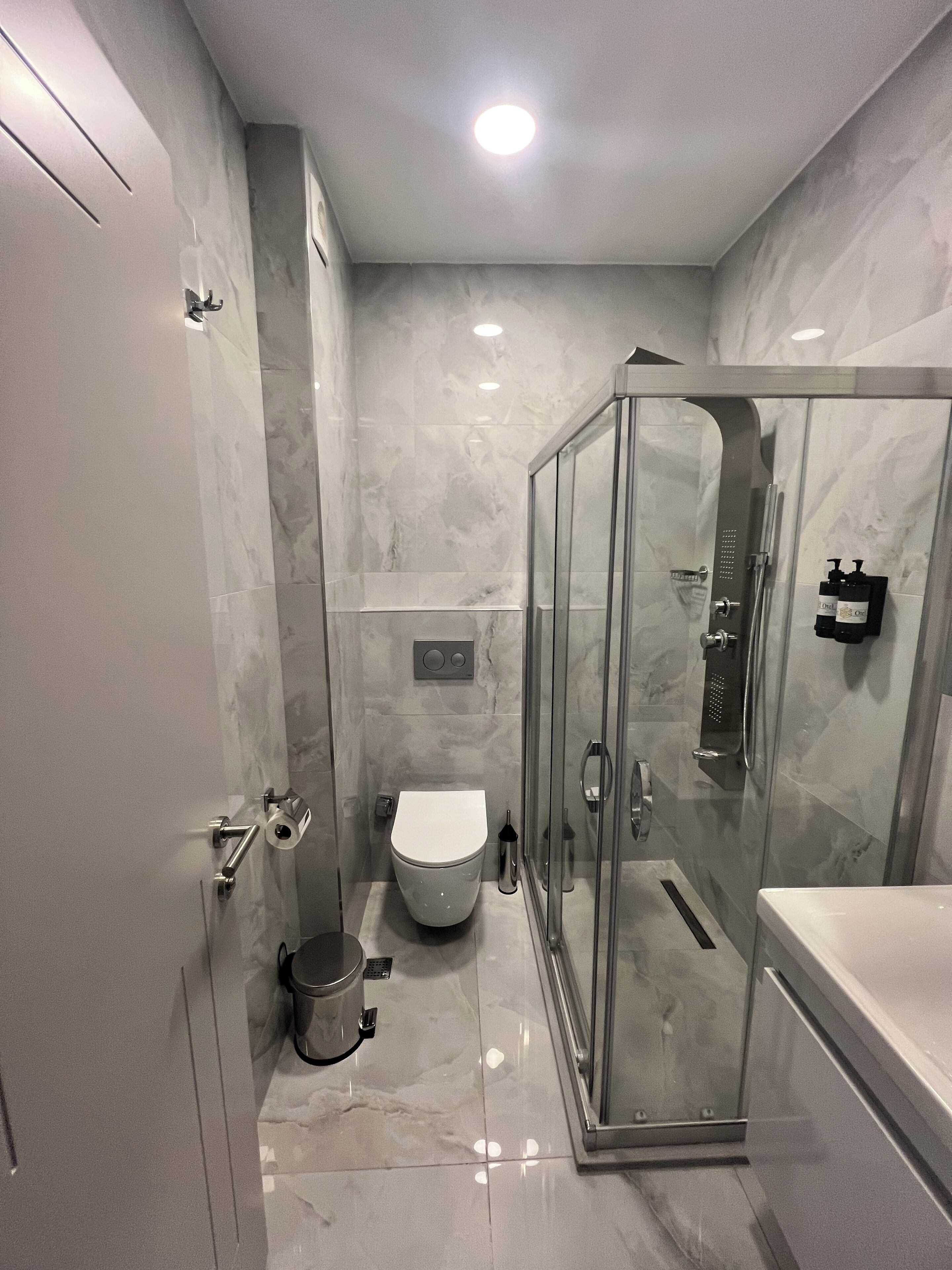 Deluxe-Doppelzimmer, Stadtblick | Badezimmer
