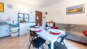 Dining - A cozy and comfortable 47 sqm apartment, perfect for four people, located on the first floor of a building with an elevator.The property is situated in a quiet yet strategic area near Parma's city center; the train station, airport, and highway entrance  (Parma)