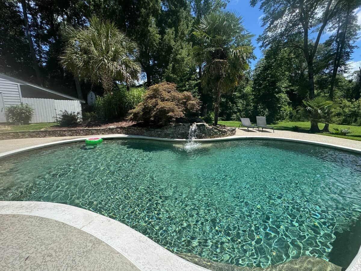 Una piscina climatizada