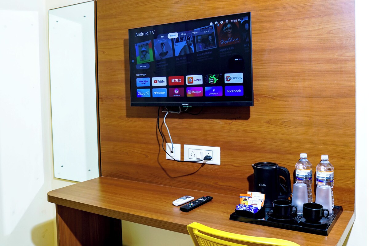 42-inch LED TV with cable channels