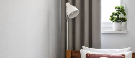 Apartamento conforto, 1 quarto, vista para a cidade | Roupas de cama premium, cortinas blackout, quartos à prova de som