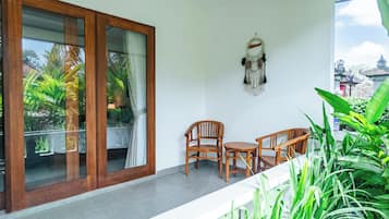 Comfort Double Room, Pool View | Terrace/patio