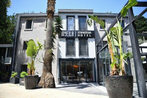 A modern hotel building with a sign reading 'MYELLA MARINA HOTEL'. - MyElla Marina Hotel (Bodrum)