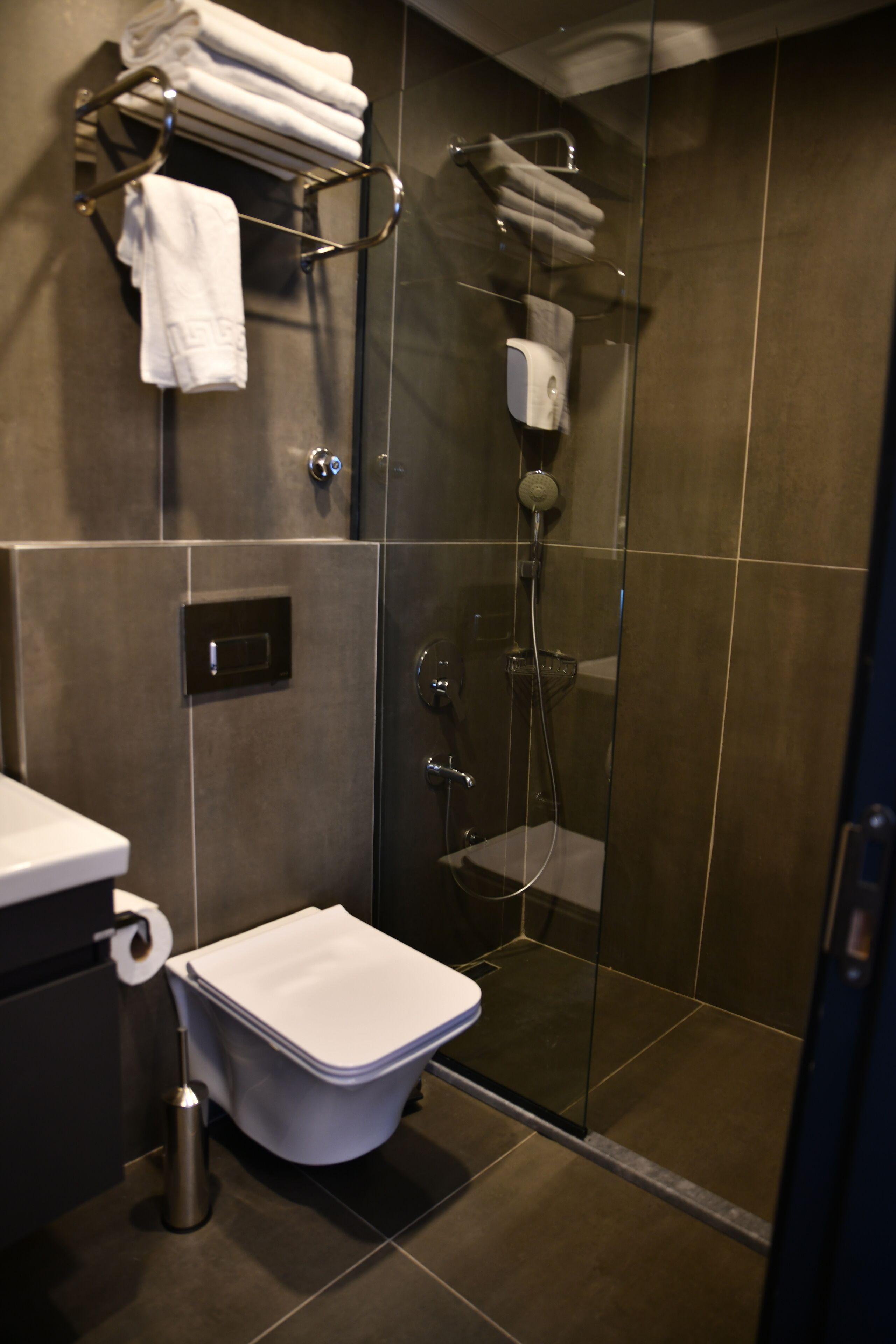 Free toiletries, hair dryer, towels, soap