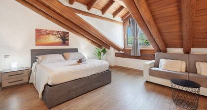 Mountain House - Vue sur le château et montagnes, élégance alpine à Aymavilles