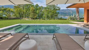 Una piscina riscaldata