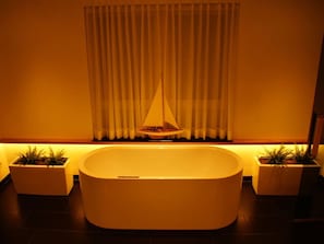 Bathroom - Very modern vacation home with a sauna, about 200 meters from the sandy beach, Wi-Fi, and a washing machine (Sagard)