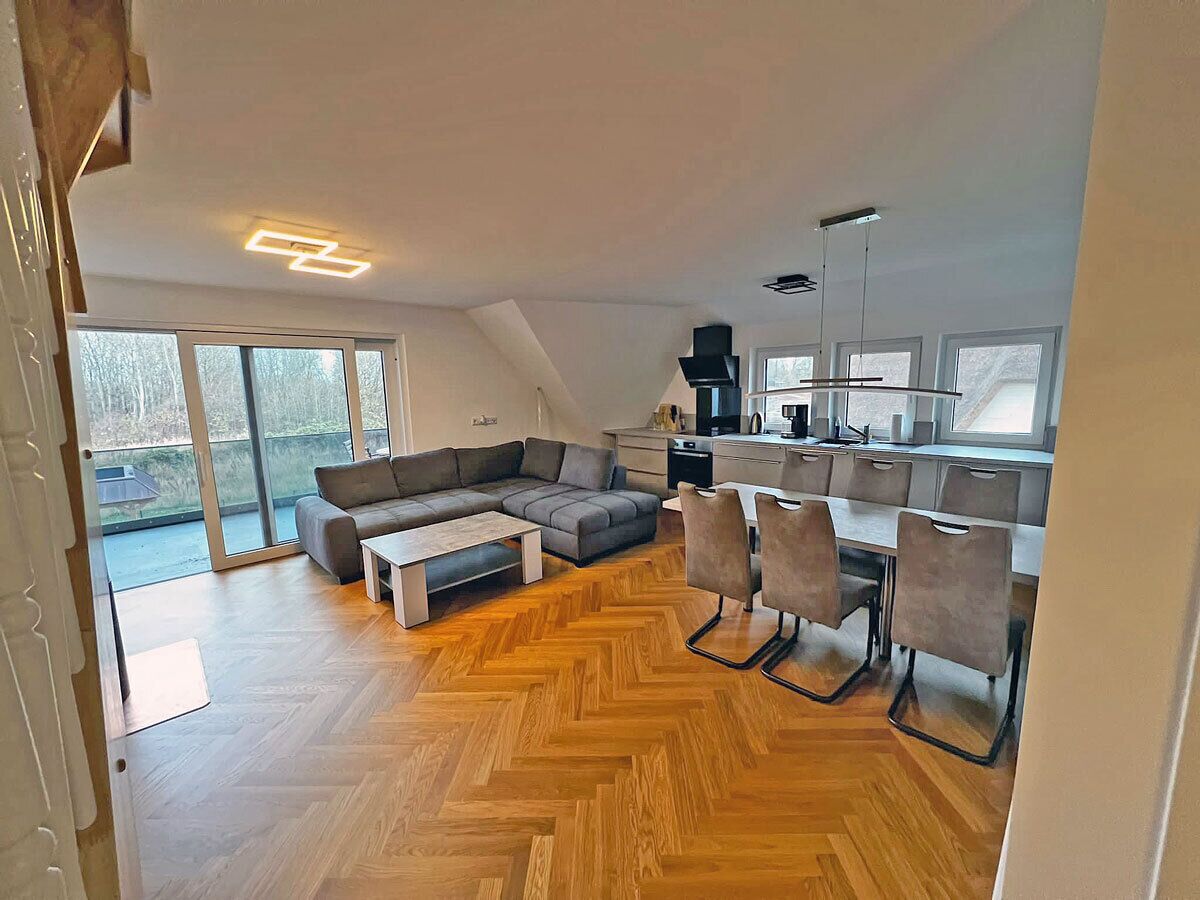Fernseher, Kamin