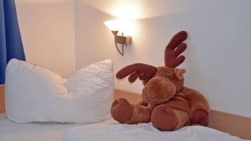 2 Schlafzimmer, Reisekinderbett, kostenloses WLAN