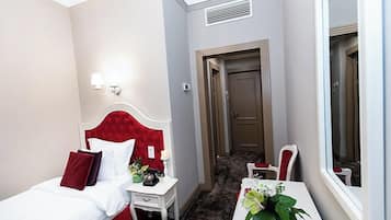 Ropa de cama de alta calidad y minibar