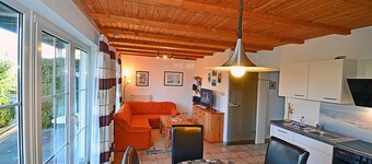 Ground floor, just 900 meters from the beach, 2 terraces, Wi-Fi, 2 bedrooms, sleeps up to 4 people