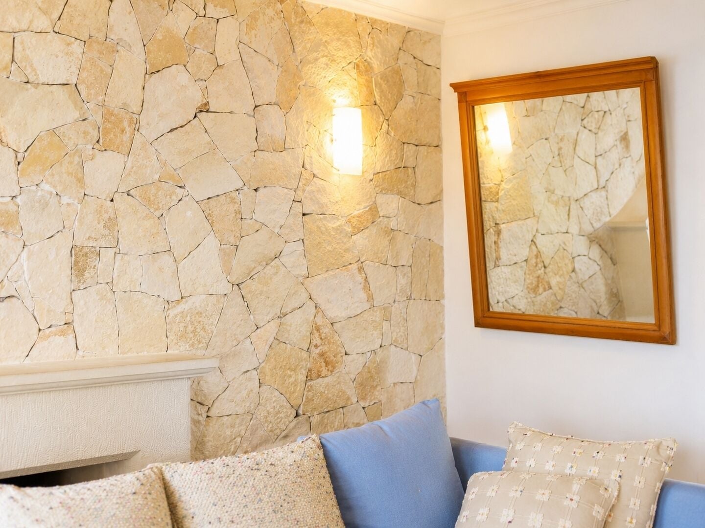 Villa, 2 slaapkamers, uitzicht op zee | Interieur