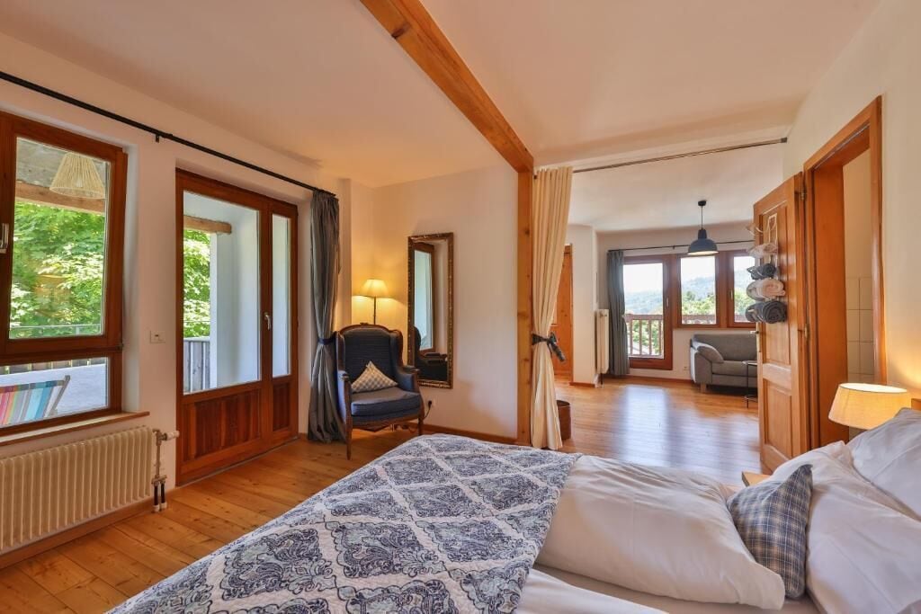 Chambre Double Deluxe, non-fumeurs, vue montagne | Rideaux occultants, chambres insonorisées, Wi-Fi gratuit