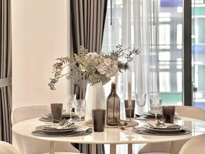 Apartment, 2 Bedrooms, Balcony, City View | Dining - Circle Sukhumvit 11 Bangkok (Krung Thep Maha Nakhon)