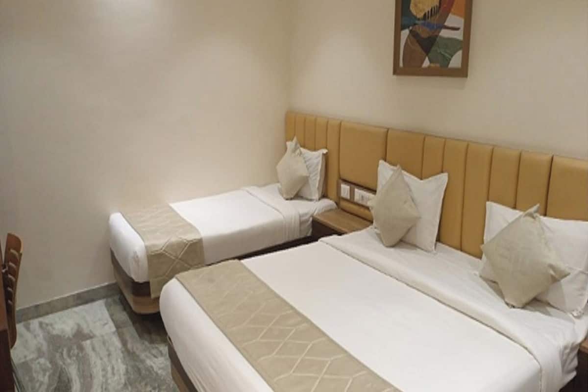 Deluxe-Dreibettzimmer | Allergikerbettwaren, kostenloses WLAN, Bettwäsche