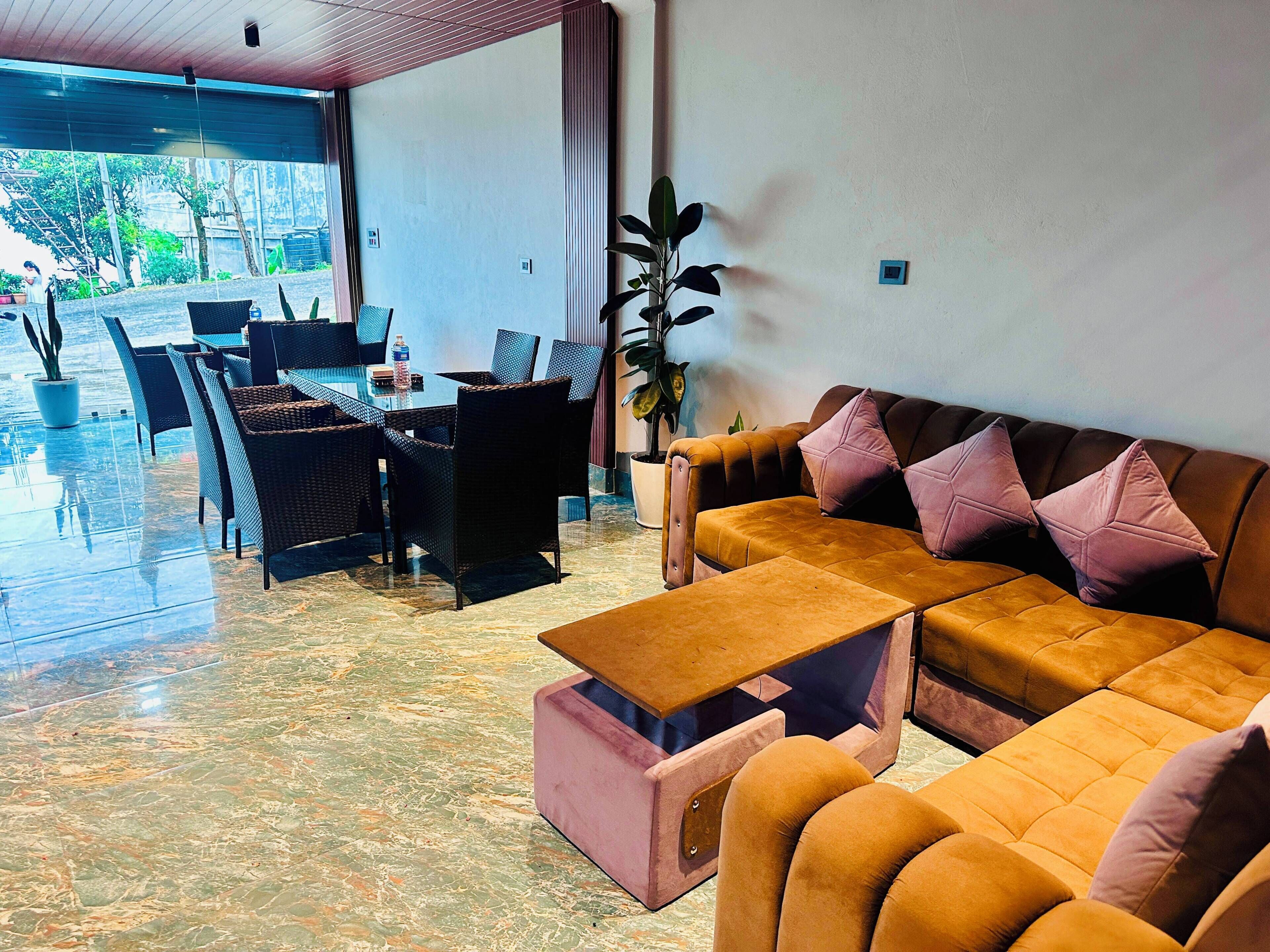 Sala de estar en el lobby