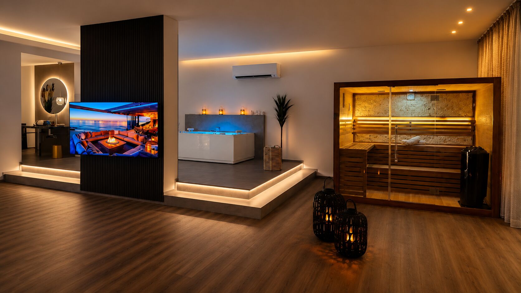 Sursee Diamond Luxury Suite (Private spa with whirlpool and Finnish sauna) | Salle de bain