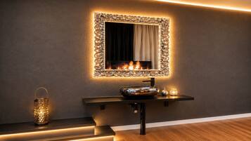 Sursee Silver Luxury Suite (Private spa with whirlpool and infrared sauna) | Salle de bain