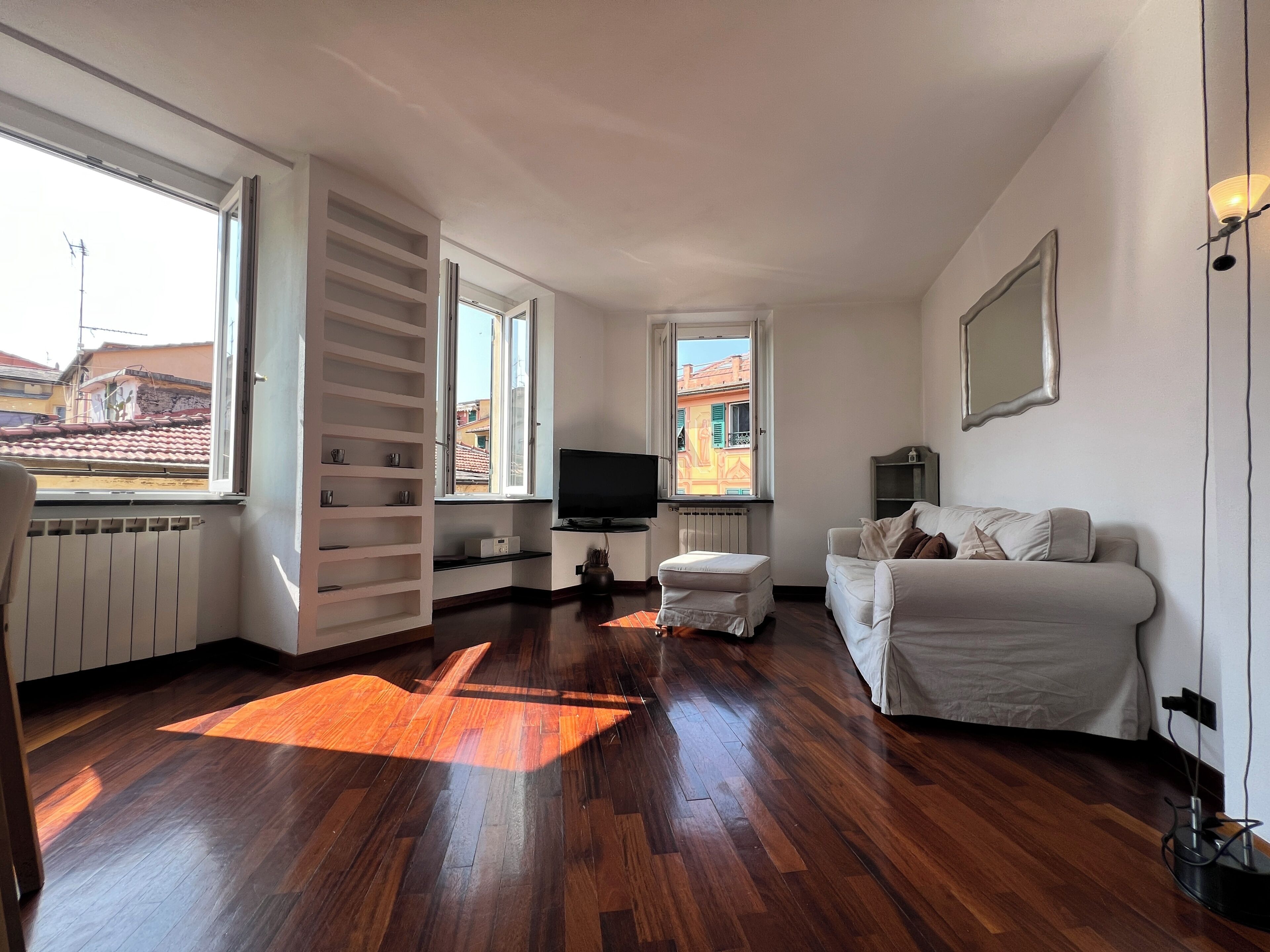 City Apartment, City View | Living area
