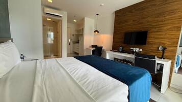 Loft Premium, vue ville | Coffres-forts dans les chambres, bureau