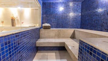 Sauna, hot tub, steam room, body treatments, hydrotherapy, aromatherapy