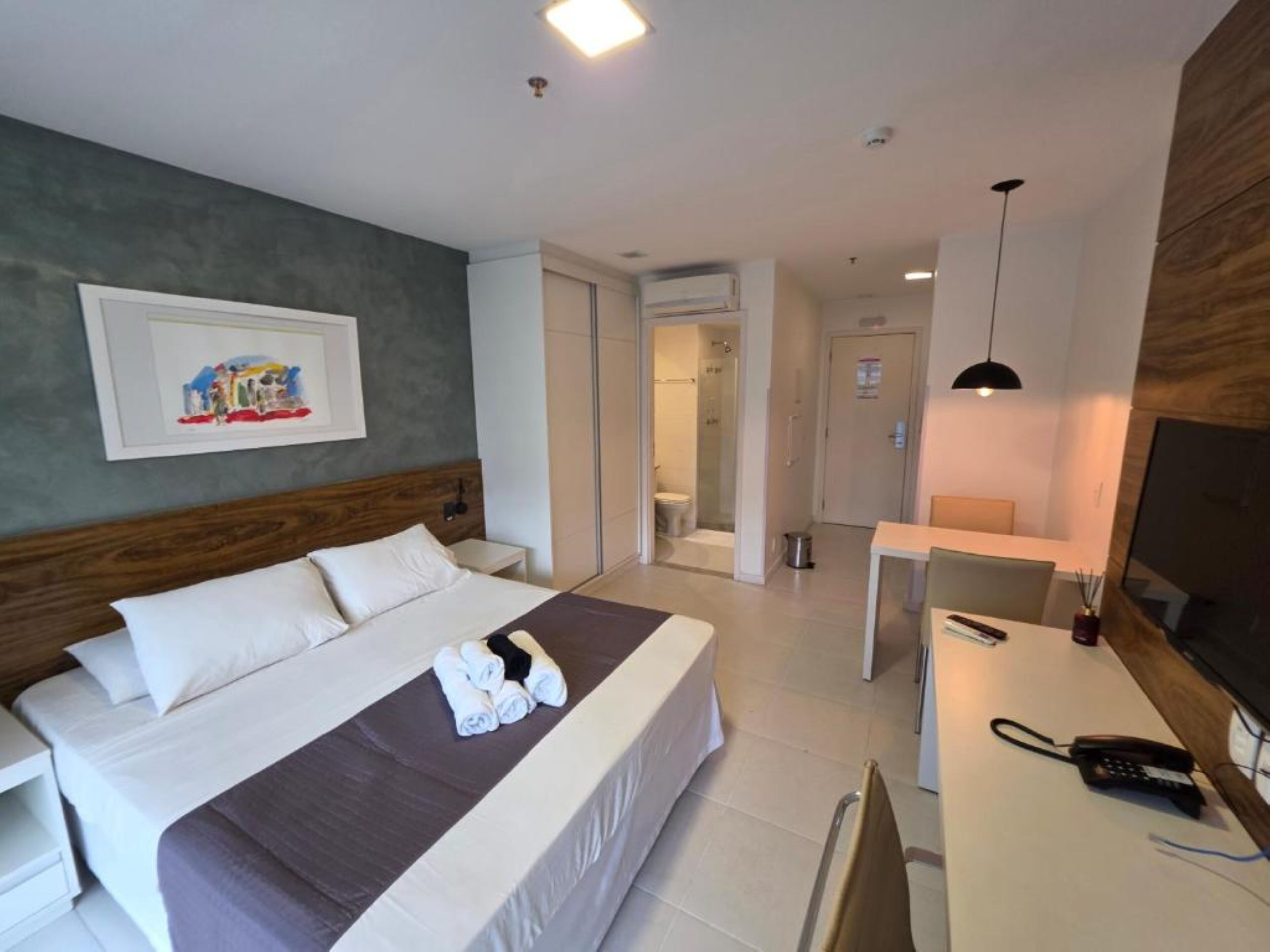 Premium Loft, City View | Premium bedding, pillow-top beds, minibar, in-room safe