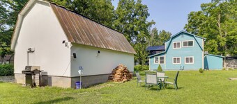 Fire Pit, Gas Grill! Bright Cottage By Devils Lake