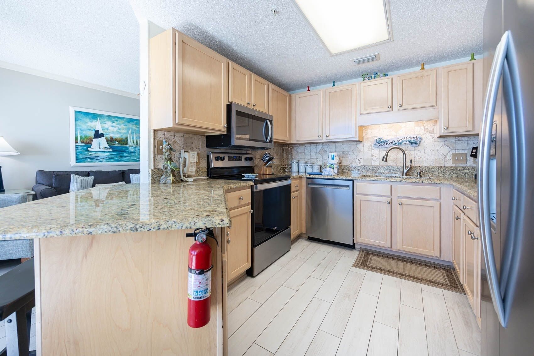 Condo, 1 Bedroom | Private kitchen | Coffee/tea maker, fridge, oven
