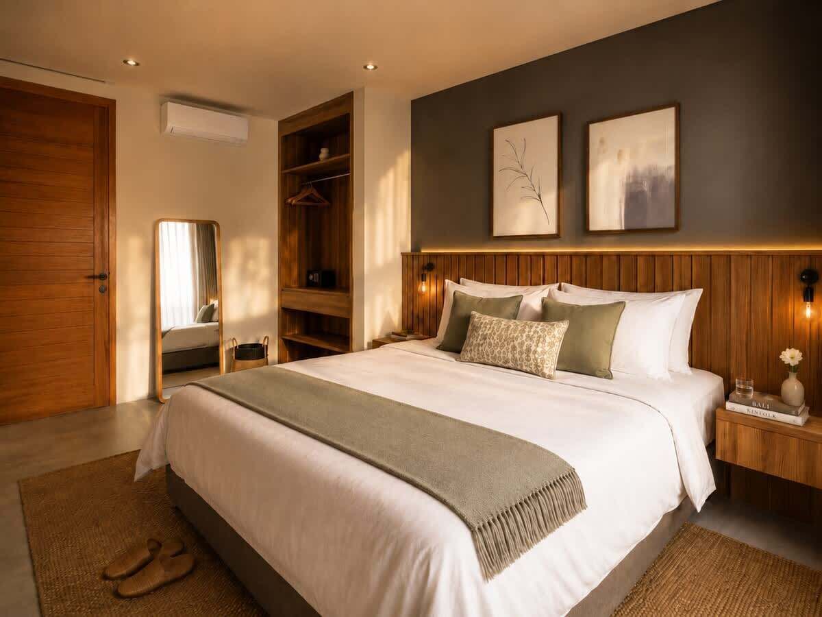 2 bedrooms, in-room safe, desk, iron/ironing board