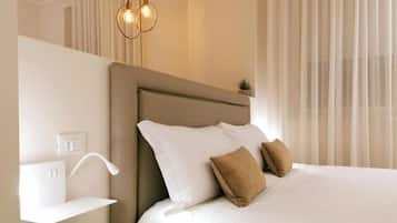 Superior Double Room, Kitchenette | Free minibar, in-room safe, blackout curtains, soundproofing