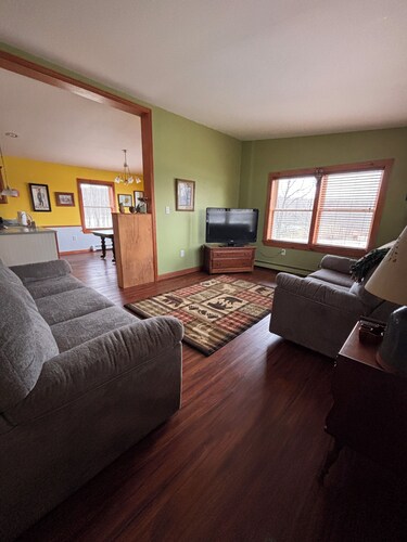 3-bedroom House at campground with lake views in Covington, PA with AC comfort