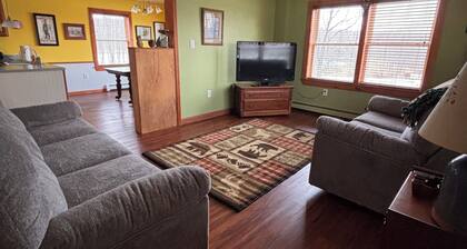 3-bedroom House at campground with lake views in Covington, PA with AC comfort