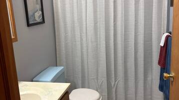 Towels, soap, toilet paper