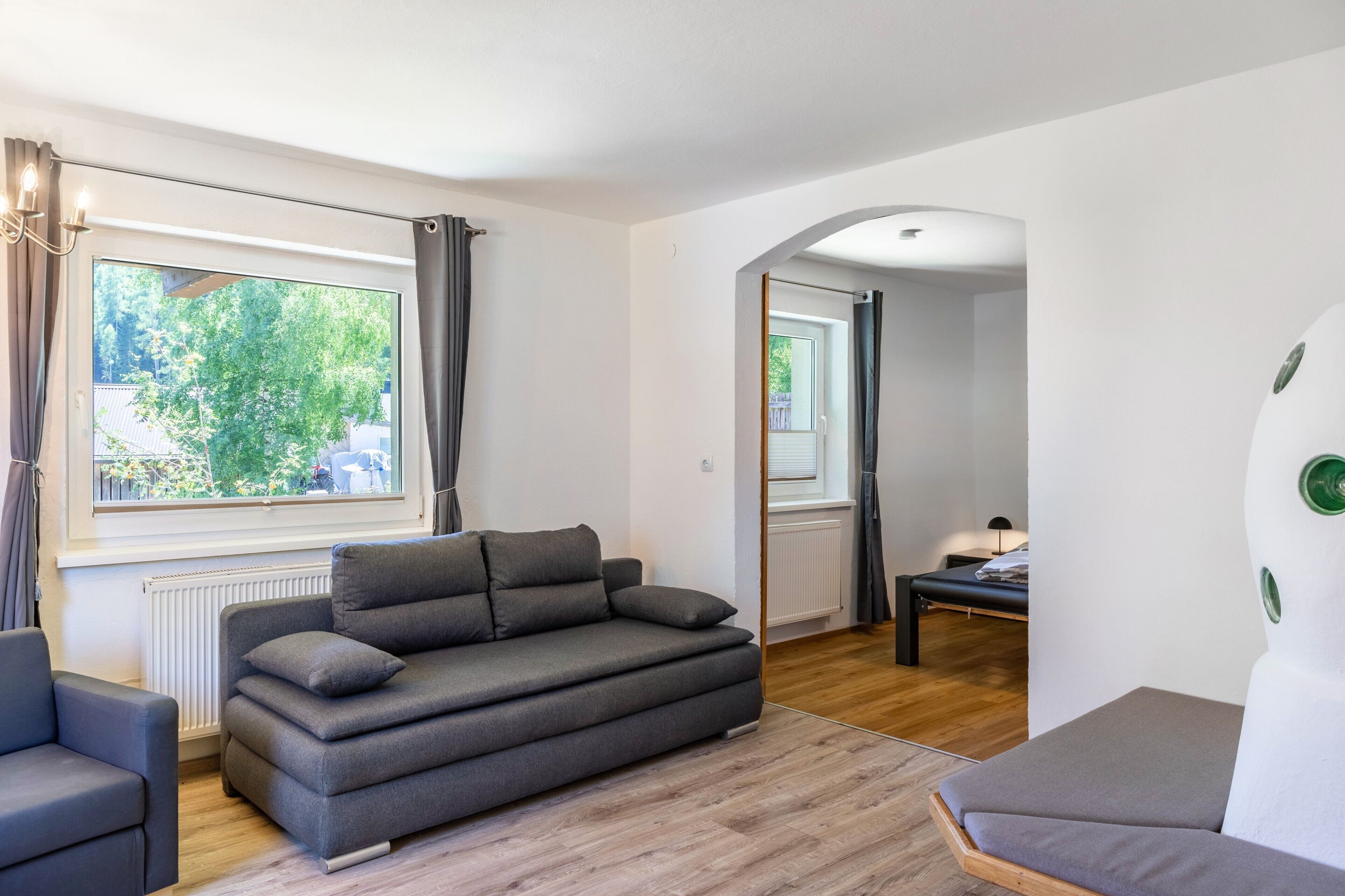 Fernseher, Kamin