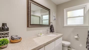 Towels, soap, toilet paper