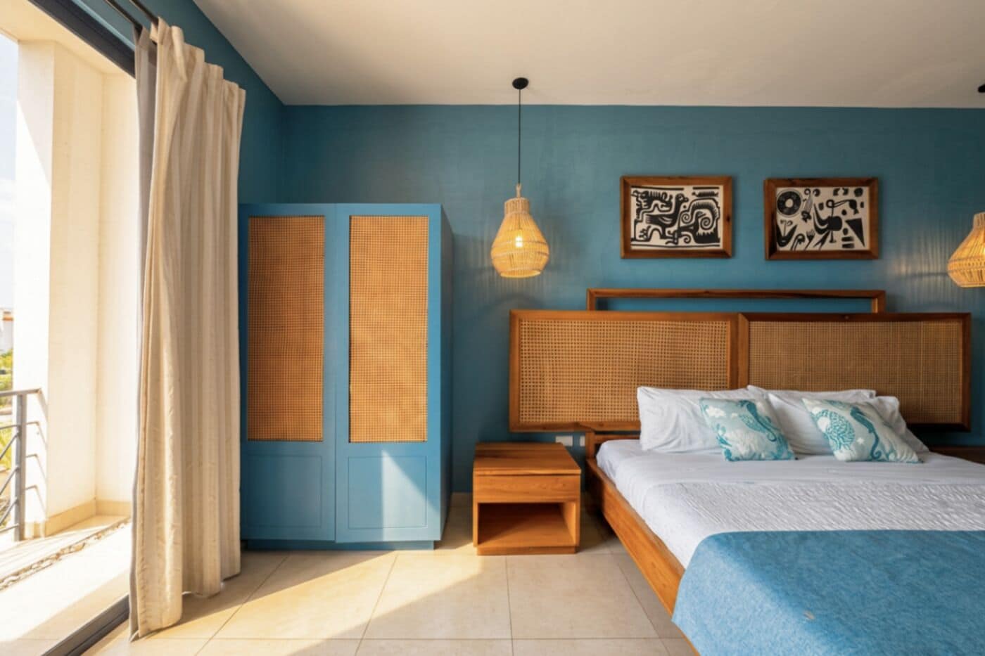 Superior Room, Balcony, Sea View | Iron/ironing board, WiFi (free), bed sheets