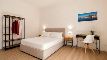 Monolocale, 1 letto king con divano letto | Una scrivania, postazione laptop, Wi-Fi gratuito