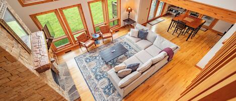 Smart TV, fireplace, offices