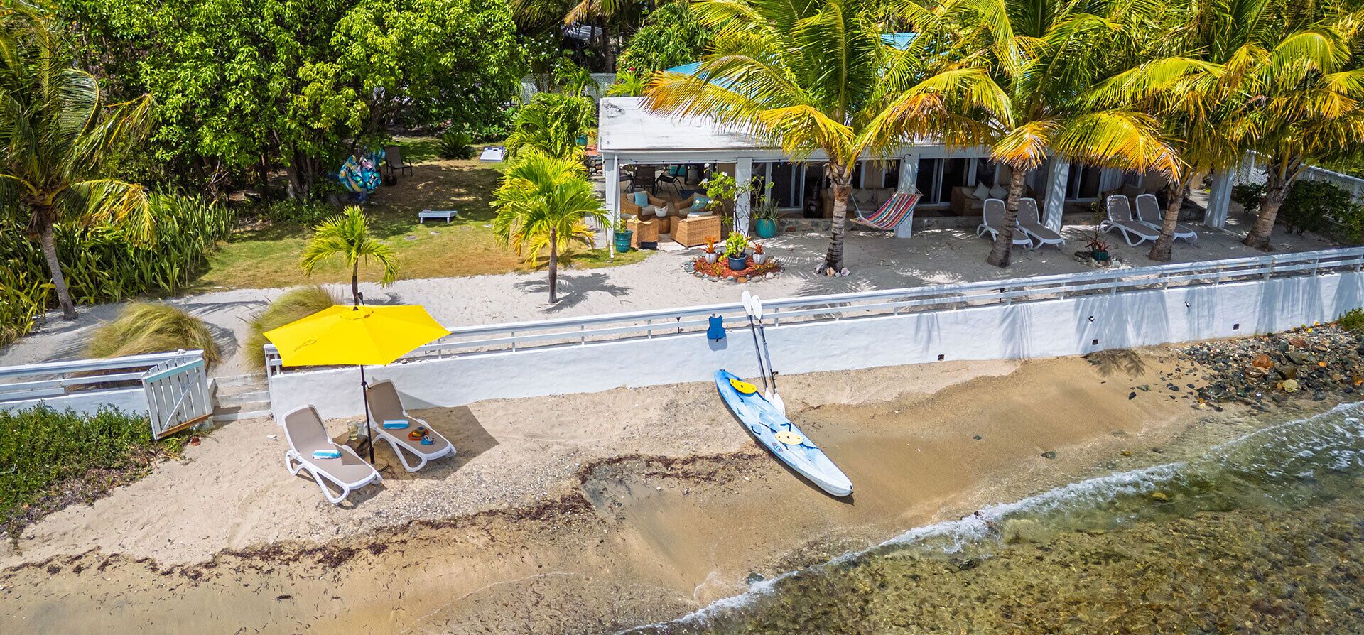Sun loungers, beach towels
